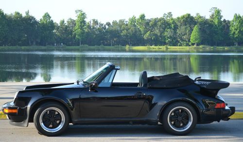 Black cabriolet, turbo