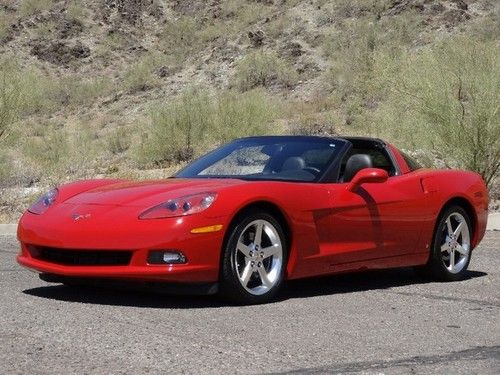 No reserve 2006 c-6 corvette coupe red ls2 low original miles