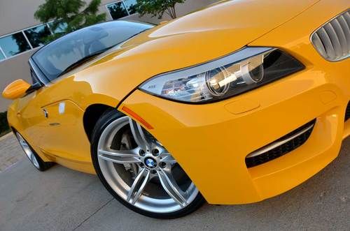 12 bmw z4 sdrive35is exclusive citrus yellow pkg premium navigation l7 sound nr