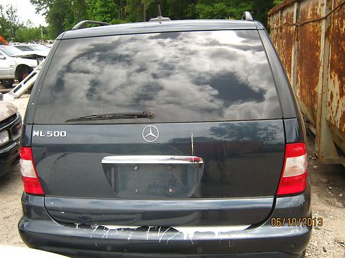 2002 mercedes-benz ml500 base sport utility 4-door 5.0l