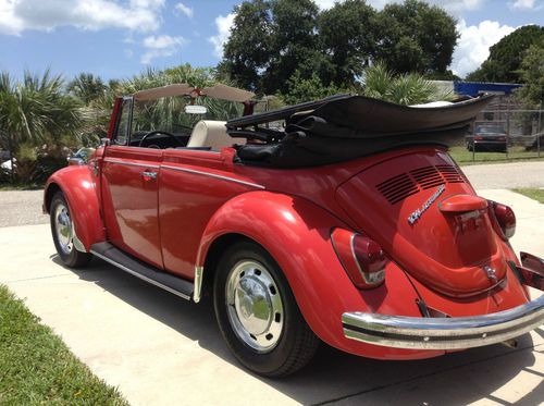 1970 vw beetle with autostick transmission. volkswagen bug.