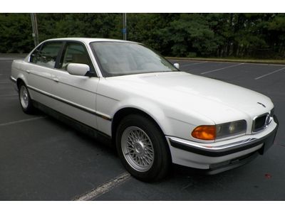 Bmw 740il southern owned rust free leather seats wood trim sunroof no reserve
