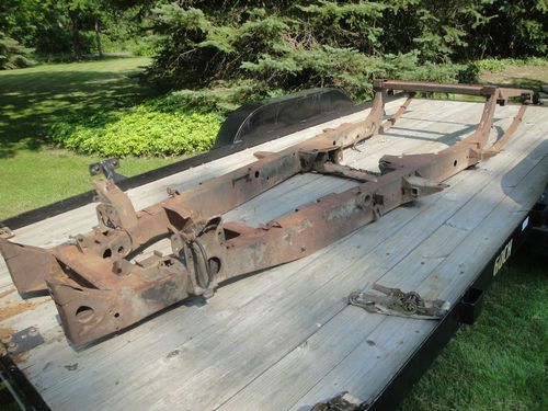 Jaguar xk 140 120 parts car frame, hood,, image 8