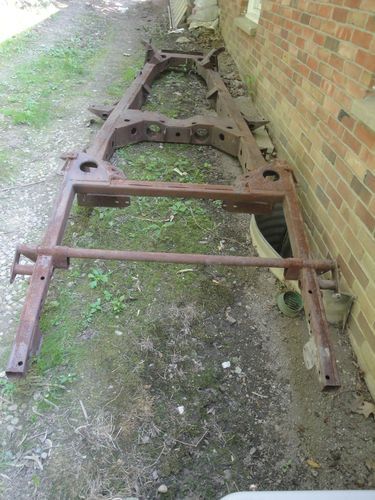 Jaguar xk 140 120 parts car frame, hood,, image 11