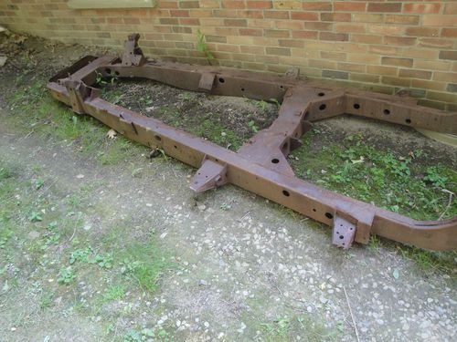 Jaguar xk 140 120 parts car frame, hood,, image 12