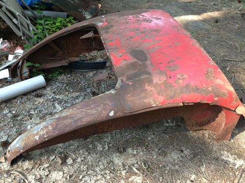 Jaguar xk 140 120 parts car frame, hood,, image 13