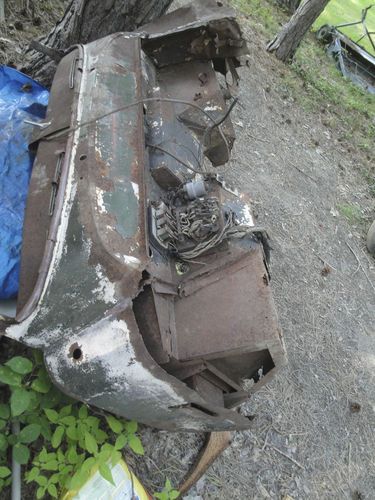 Jaguar xk 140 120 parts car frame, hood,, image 20