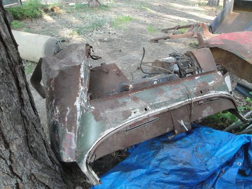 Jaguar xk 140 120 parts car frame, hood,, image 21