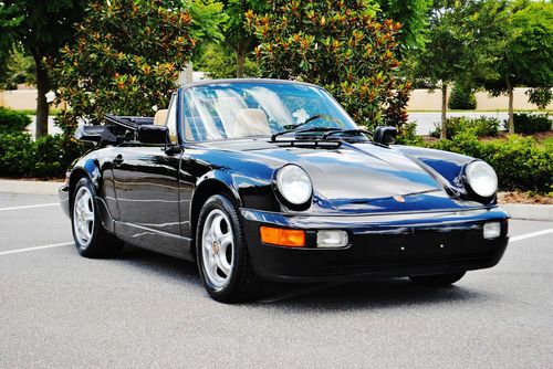 Absolutley beautiful 1991 porsche 911 carrera converible rare automatic a/c wow