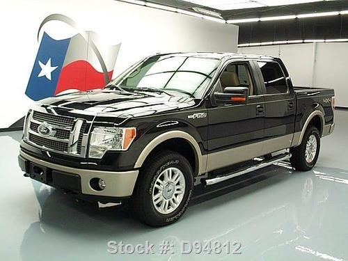 2010 ford f150 lariat crew 4x4 sunroof nav rear cam 39k texas direct auto