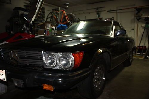 1981 black 380 sl, 97,000 original miles, (not running) no reserve! 7k invested