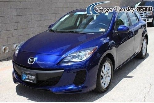 2012 12 mazda3 mazda 3 hatch i grand touring blue auto nav bluetooth mp3