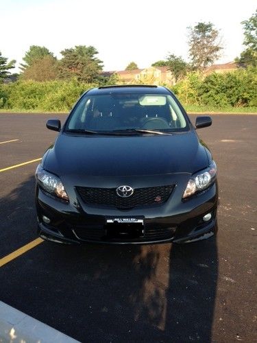 2010 toyota corolla s 1.8l, black, 42.5k miles, excellent condition, loaded!