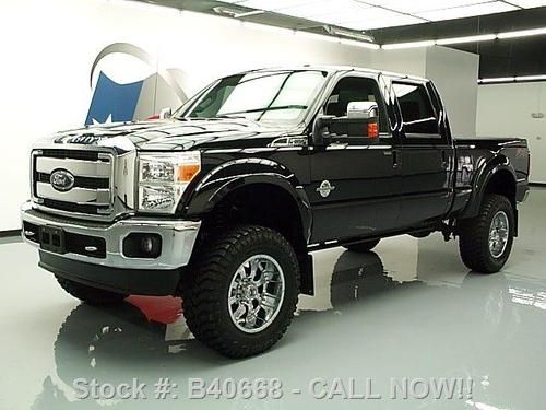 2012 ford f350 lariat crew fx4 4x4 lift diesel nav 21k texas direct auto