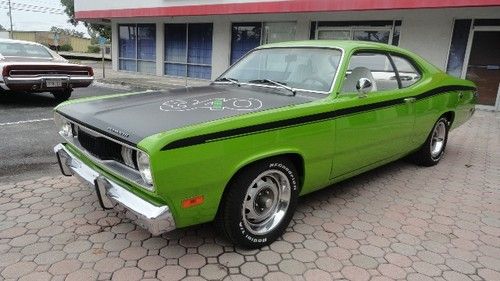 1971 plymouth duster 340, real h code, numbers matching motor, 4 speed, cold a/c