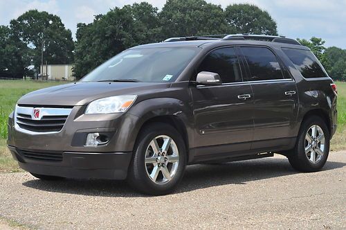 2007 saturn outlook xr awd navigation rear entertainment black leather