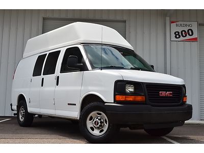 2006 gmc savana 2500 cargo van hightop conversion handicap lift wheelchair work