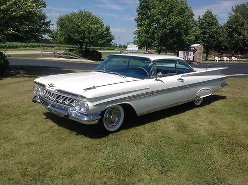 1959 chevrolet impala, 2 dr. hardtop, 28000 original miles, survivor stored 30yr