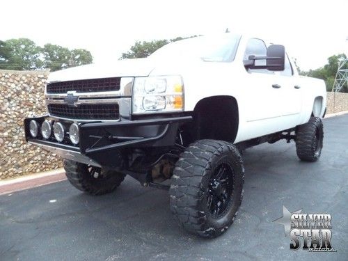 08 silverado 2500 ltz 4wd crewcab 9lift loaded xnice tx