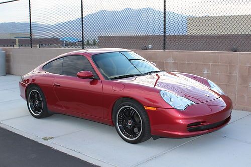 2002 porsche 911 996 carrera~orient red~low 34k miles~priced to sell