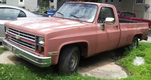 1982 chevrolet 1500 pickup truck c10 8 foot bed