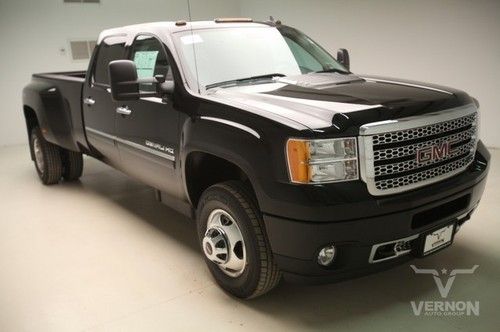 2014 drw denali crew 4x4 navigation sunroof leather heated rear dvd diesel