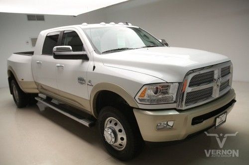 2013 drw laramie longhorn mega 4x4 navigation sunroof leather heated diesel