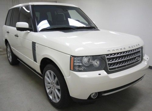 We finance! white range rover 5.0l v8 supercharge navigation 1owner clean carfax