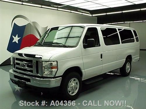 2009 ford e350 15-passenger van 5.4l v8 park assist 67k texas direct auto