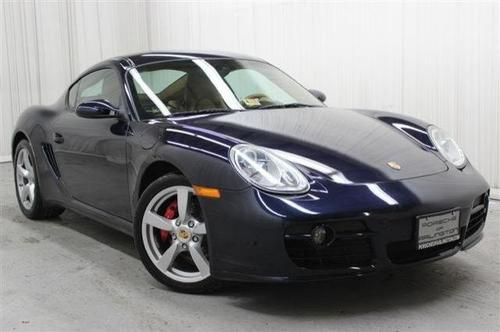 Porsche cayman s blue leather heated seats tan perferred package