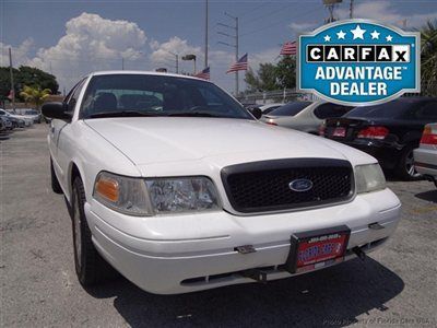 05 crown vic police interceptor 66k miles very clean carfax certified florida