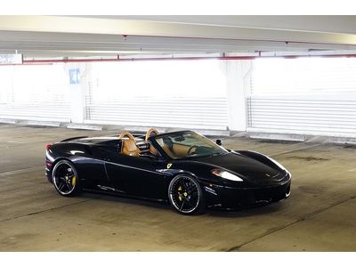 F430 Cabriolet.  Nero Black w/ Tan Leather, Glass Bonnet, Clean Carfax., US $139,000.00, image 2