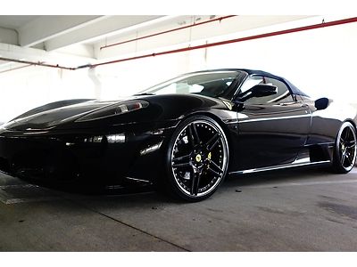 F430 Cabriolet.  Nero Black w/ Tan Leather, Glass Bonnet, Clean Carfax., US $139,000.00, image 3