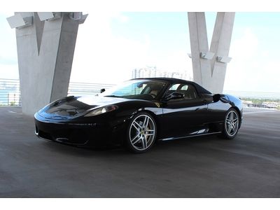 F430 Cabriolet.  Nero Black w/ Tan Leather, Glass Bonnet, Clean Carfax., US $139,000.00, image 9
