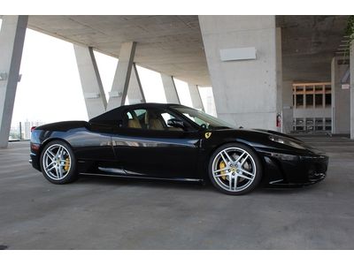 F430 Cabriolet.  Nero Black w/ Tan Leather, Glass Bonnet, Clean Carfax., US $139,000.00, image 12