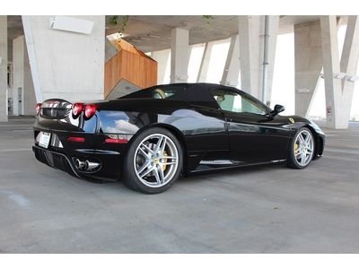 F430 Cabriolet.  Nero Black w/ Tan Leather, Glass Bonnet, Clean Carfax., US $139,000.00, image 13