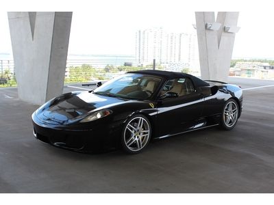 F430 Cabriolet.  Nero Black w/ Tan Leather, Glass Bonnet, Clean Carfax., US $139,000.00, image 19