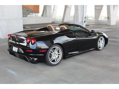 F430 Cabriolet.  Nero Black w/ Tan Leather, Glass Bonnet, Clean Carfax., US $139,000.00, image 62