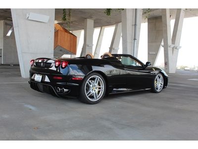 F430 Cabriolet.  Nero Black w/ Tan Leather, Glass Bonnet, Clean Carfax., US $139,000.00, image 63