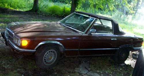 1973 450 sl mercedes-benz hard top convertible