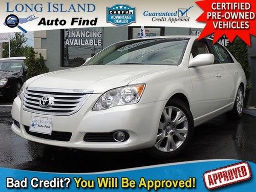 09 toyota avalon v6 leather sunroof bluetooth 1 owner clean carfax