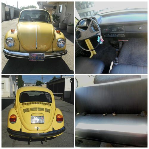 Fully restored 1973 volkswagen super beetle