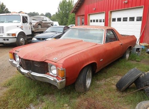 1972 chevrolet el camino original matching numbers 402 automatic