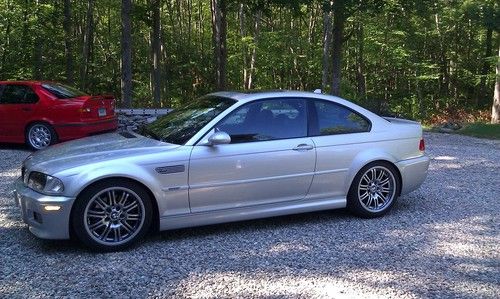 2004 bmw m3 smg 31k mi, titanium silver/black, sunroof, leather, harmon kardon