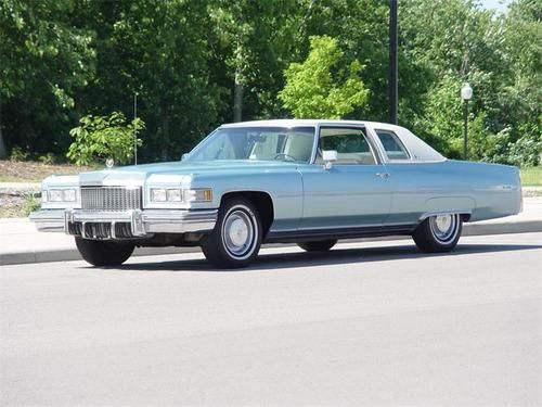 1975 cadillac deville base coupe 2-door 8.2l