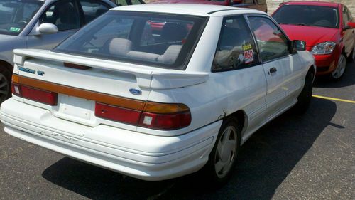 1991 FORD ESCORT 194,006 MILES NO KEY  NO IDEA IF STARTS OR RUNS, image 2