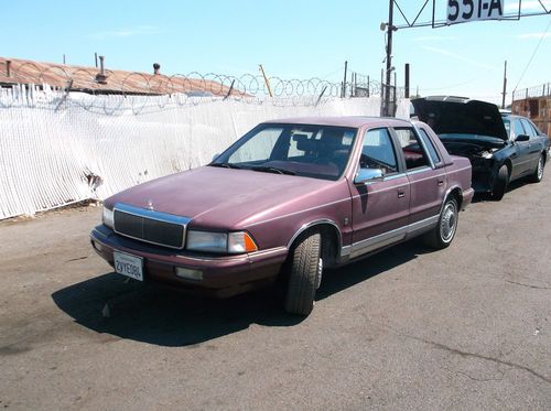 1991 chrysler lebaron, no reserve