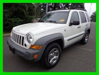 2006 jeep liberty sport 4x4 sunroof runs great good tires no reserve auction