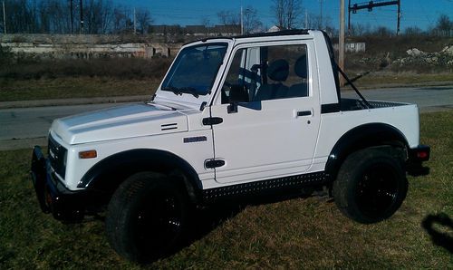 1987 suzuki samurai ja sport utility 2-door 1.3l white no rust