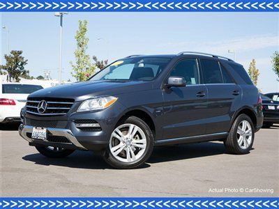 2012 ml450 4matic: certified pre-owned at authorized mercedes-benz dealership